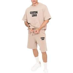 Listo para Enviar: Conjuntos a Juego de Camiseta y Pantalones Cortos 2026, Camiseta de Manga Corta y Pantalones Cortos para Hombre, Ropa Holgada de Moda Urbana - Product Image 3