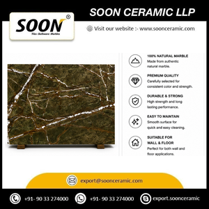 SOON CERAMIC RAINFOREST GREEN Calcite Grande dalle polie Design moderne écologique Modèle 3D Décoration murale pour salon - Product Image 5