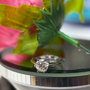 Bague en diamant rond cultivé en laboratoire 1,5 carat D VVS2 Solitaire Certifié IGI Or blanc 14K Bijoux de fiançailles et de mariage Vente en gros - Product Image 1