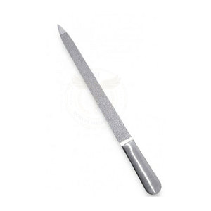 Dual Side <b>Nail</b> <b>File</b> Anti-Slip Handle Custom Logo Stainless Steel <b>Nail</b> <b>File</b> - Product Image 1
