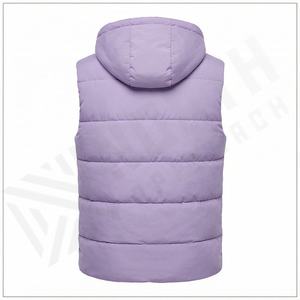 2025 femmes mode à capuche surdimensionné coton rembourré hiver veste Parkas courtes avec plume de canard toile matériel - Product Image 3