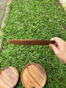 จานเสิร์ฟไม้ทำมือระดับพรีเมียม จานอาหารไม้ธรรมชาติ เป็นมิตรกับสิ่งแวดล้อม สำหรับใช้ในครัว ร้านอาหาร และที่บ้าน - Product Image 4