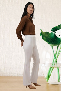 Pantalones de Negocios para Mujer al por Mayor de Alta Calidad, Pantalones Casuales para Mujer, Pantalones Holgados Finos de Cintura Alta - Product Image 4