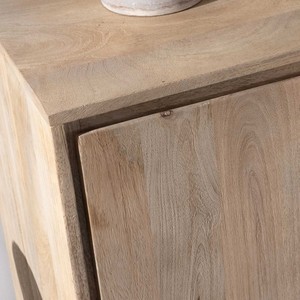 Vandana Autumn Vision 180cm solid mango wood <b>sideboard</b> with 3 doors and drawers - Product Image 3