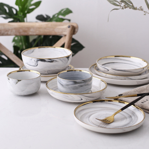 Luxury Contemporary <b>Dinner</b> Set With Premium Matte Ceramic Finish Elegant Serving Plates Decorative Bowls - Product Image 3