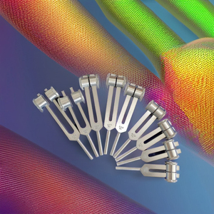 Diapasones de Chakra - plateados con peso - Product Image 1