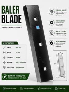 Cuchillo Gandasa de hoja recta de alta calidad utilizado en sistemas de fabricación de pacas al mejor precio por el proveedor - Product Image 3