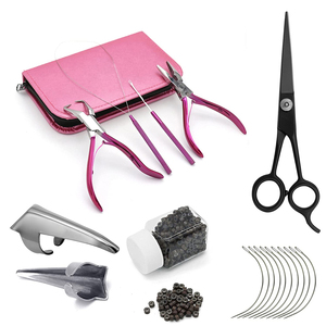 <b>Extensions</b> Tools Kit With Thread Pulling Loop Hole Micro <b>Beads</b> Removal And Closer Pliers Ring Tool Kit Matt Color Wholesale Tool - Product Image 1