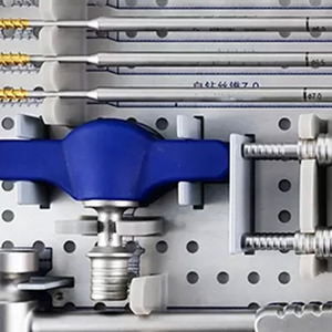 Système d'implants spinaux en alliage de titane : Vis pédiculaires, tiges, crochets, connecteurs croisés – Équipement orthopédique pour la fixation de la colonne vertébrale - Product Image 6