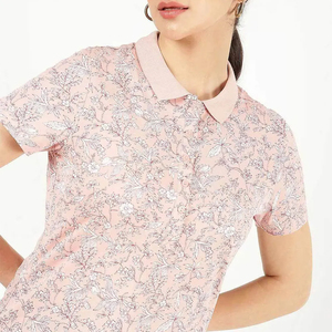 Camisetas Polo de Algodón de Alta Calidad para Mujer, Cuello Redondo, Cortas, Lisas, para Verano, al Aire Libre, en Venta - Product Image 4