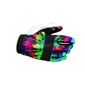 Gants de motocross à confort amélioré avec conception en tissu flexible, fermeture auto-agrippante antidérapante, doigts entiers, pour utilisation en extérieur en hiver - Product Image 5