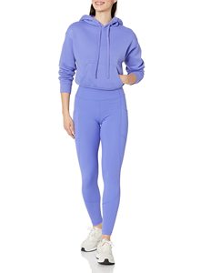 Sweat-shirt court à capuche en coton anti-rides personnalisé pour femme, imprimé sur le devant avec poches, collection automne, en promotion à prix réduit - Product Image 1