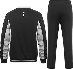 Conjunto deportivo para hombre con cuello en V y pantalones de chándal - Product Image 2