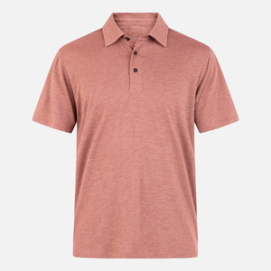 Camiseta Polo de Algodón Suave para Hombre, Color Sólido, Estilo Casual Elegante, Manga Corta, Ropa de Moda - Product Image 1