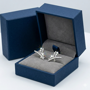 Joyería Fina de Diseño Moderno, Aretes de Diamantes Moissanite con Forma de Flor, Oro de 14K, Personalizados, Lindos, para Uso Diario, Bodas y Fiestas - Product Image 5