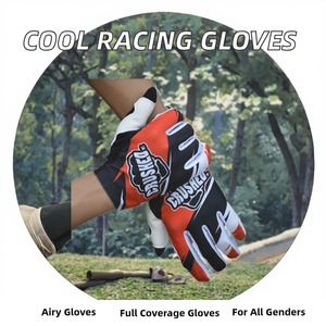 Custom Full <b>Finger</b> Motorbike Gloves Waterproof Leather Riding Motocross <b>Bike</b> Hand Protection Youth Adult Sizes - Product Image 6