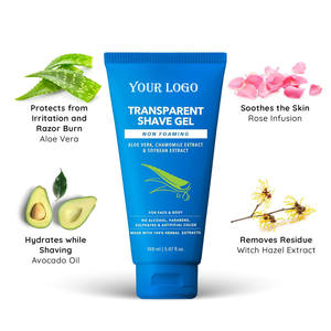 Gel de Afeitar para Hombre de Marca Privada para una Depilación Suave, Hidratante y Calmante, Gel de Afeitar para el Cuidado Masculino, Venta al por Mayor - Product Image 3
