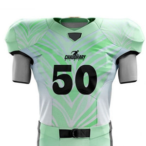 Nuevo uniforme de fútbol americano para equipos deportivos con tela de malla transpirable para partidos. - Product Image 3