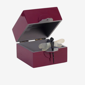 Luxury Viet Nam <b>Lacquerware</b> Gift Box Set Handcrafted Dragonfly Jewelry Organizer Sustainable Export Quality Home Accents - Product Image 6