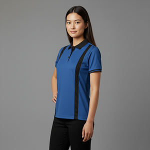 Polo de mujer de alta calidad para verano, 100% algodón, de secado rápido, anti-pilling, manga corta, cómodo. - Product Image 5