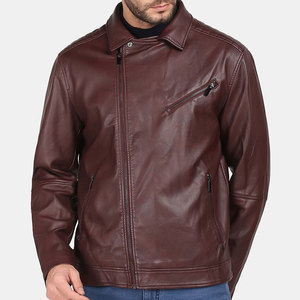 Bulk Quantity Customized Packing <b>Men's</b> Biker Leather <b>Jacket</b> Winter Collection Great Personality <b>Men's</b> Leather <b>Jacket</b> - Product Image 1