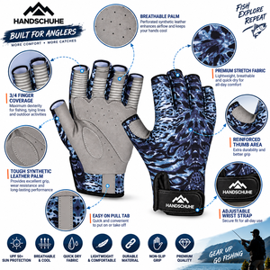Gants de pêche flexibles, isolés pour le froid, pour activités de plein air par temps froid, antidérapants - Product Image 3