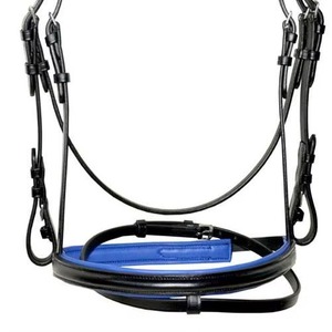 Brida de Cuero Hecha a Mano para Caballo, Arnés Ajustable, Duradero, Cómodo para Entrenamiento, Equipo Ecuestre de Uso Profesional - Product Image 3