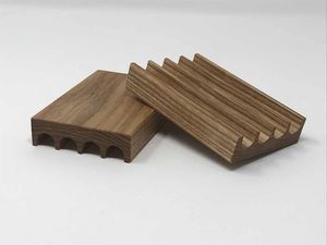 Plateaux porte-savon en bois : Acacia naturel, Bambou, Caoutchouc, Pin – Support en bois pour savons, accessoires de décoration de salle de bain - Product Image 6