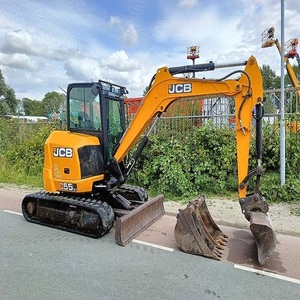 รถขุดขนาดเล็ก JCB 55Z 1 รุ่นขั้นสูง ดีไซน์แบบไฮดรอลิก 47 จุด 9 แรงม้า ดีเซล ระดับน้ำหนัก 5 ตัน ความลึกในการขุด 12 ฟุต 7 นิ้ว - Product Image 3