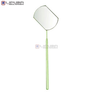 Professional Stainless Steel Lighted Cosmetic <b>Mirror</b> for Eyelash Extensions Non Slip Handle Wide Angle View Artists Beauty - Product Image 6