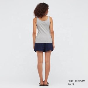 Débardeur en coton respirant à séchage rapide pour femme, design hip-hop, couleurs personnalisées, logo personnalisé, col rond - Product Image 2