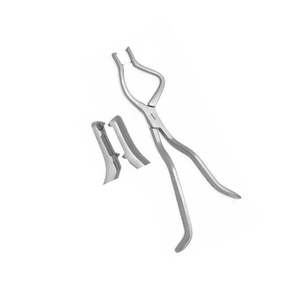 คีมถอนก้อน Rowe Disimpaction Forceps ซ้ายและขวา 230 มม. ผลิตจากเหล็กกล้าไร้สนิมเยอรมัน เครื่องมือผ่าตัดพลาสติกแบบใช้มือ ได้รับการรับรองมาตรฐาน CE โดย Grip Surgical - Product Image 3
