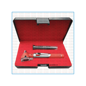 Otoscopio de Fibra Óptica Roja de Grado Superior, Equipo Médico, Otoscopio de Fibra Óptica Roja con Visión Clara - Product Image 1