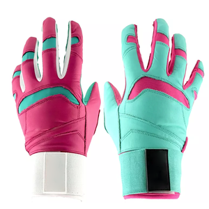 Gants de frappeur de baseball en cuir personnalisés de haute qualité professionnels, séchage rapide et respirants pour hommes, prix d'usine - Product Image 1