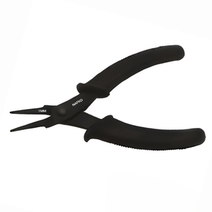 Jewelry Craft <b>Tools</b> Flat Nose <b>Plier</b> 1mm Stainless Steel 130mm Plastic Spring Handles Crafting Circlip Cutting Crimping Fishing - Product Image 1