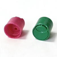 Bouchon à vis en PP 20/410 couleur personnalisée avec disque supérieur à pression, anti-fuite, anti-déversement, ouverture facile, pour bouteilles cosmétiques