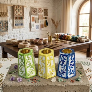 Decorative Incense Holder Ceramic Aromatherapy Diffuser Stand Leaf Pattern Home Decor - Product Image 6