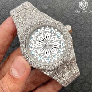 Charm Jewels Luxury Men's Stainless Steel Watch 42mm Rectangle Dial Analog Quartz Movement Sapphire Crystal Folding Clasp - Product Image 4
