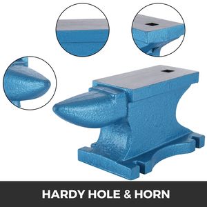 Incudine Robusta in Ghisa a Corno Singolo da 99 Libbre per Fabbri e Gioiellieri - Product Image 3