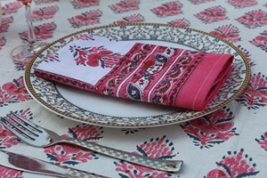 Customized Block Printed Table Cloth Wholesale Flower Table Cover Cloth Party Printed Cotton <b>Tablecloths</b> - Product Image 6