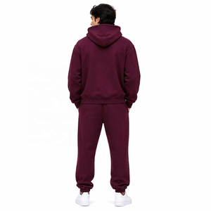 Sweat-shirts à capuche pour hommes de qualité supérieure, en molleton épais, avec logo personnalisé, streetwear, pull-over, survêtement, vêtements OEM, vente en gros, USA - Product Image 3