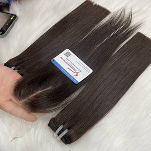 Extensiones de cabello de trama recta de hueso de color de la mejor calidad 100% cabello vietnamita crudo cabello brillante y suave sin caída precio al por mayor - Product Image 1