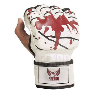 Équipement de plein air, gants de MMA personnalisés avec logo, gants de MMA pour jeunes, gants de MMA imprimés, gants de MMA demi-doigts - Product Image 5