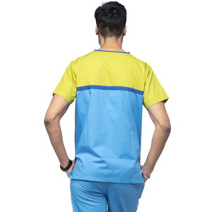 OEM Private Label Factory Men Athletic <b>Scrub</b> Undershirt Stretch Moisture Control Medical Uniform Base Layer Shirt for Men - Product Image 3