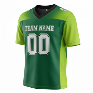 Maillots de football personnalisés par sublimation pour adultes, manches courtes, maille respirante, séchage rapide, antibactériens, anti-UV, grandes tailles - Product Image 1