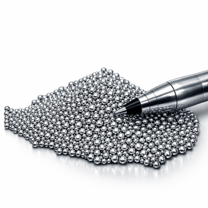 Billes en acier inoxydable de haute précision 1/16 pouce, billes en métal SS304, billes de roulement de 1,588 mm - Product Image 1