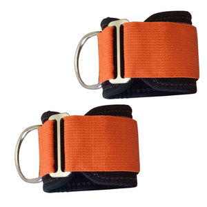 Latest Design Breathable Leather Weightlifting <b>Ankle</b> Strap Adjustable Lightweight Sustainable Gym Cable Workout <b>Support</b> - Product Image 1