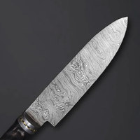 Couteau de chef en acier Damas de haute qualité, couteau de cuisine fait main, outil de cuisson professionnel, lame durable, poignée confortable