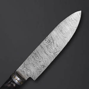 Cuchillo de chef de acero de Damasco de alta calidad, cuchillo de cocina hecho a mano, herramienta de cocina profesional, hoja duradera, agarre cómodo para chefs - Product Image 5