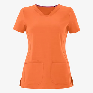 Best Quality Female Scrub Nursing Uniform <b>Sets</b> Medical Scrub Hospital Shirts for <b>Doctors</b> Nurses Made of Spandex Knitted Fabric - Product Image 1